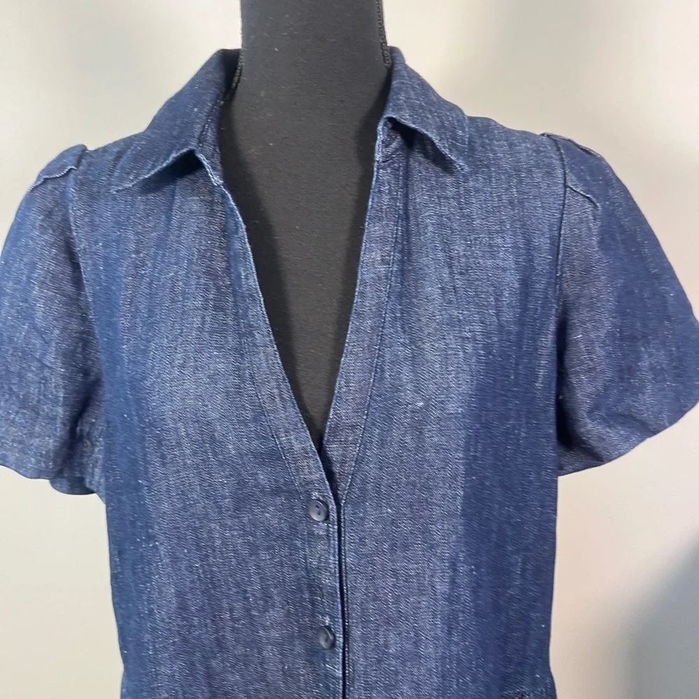 Brochu Walker The Havana Indigo Soft Denim Dress sz M - Picture 9 of 14